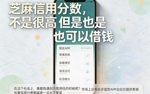 芝麻信用分低必看！这5个借款app实测点评，速收藏