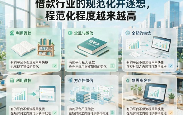 微信私人借钱的微信号哪里找？这5个私人贷款软件现在必备