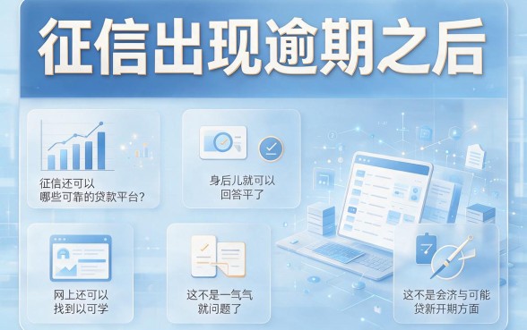 征信有逾期别慌！2026年网上好贷款平台有哪些可靠之选？