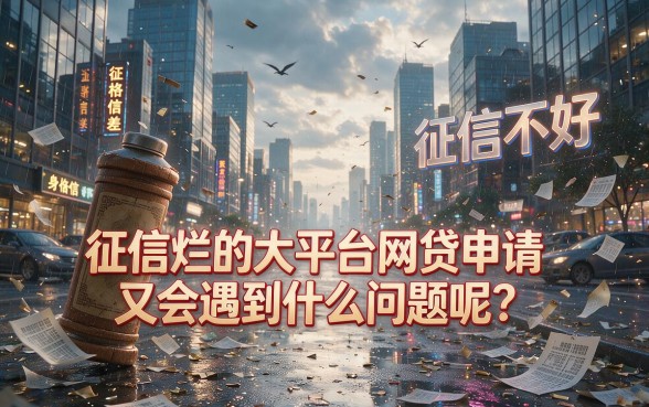 征信黑、征信不好、征信烂也能申请的大平台网贷有哪些？全面盘点推荐来了