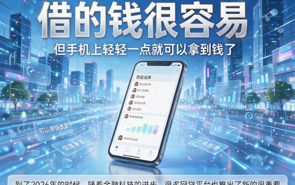 2026年能下款的网贷平台有哪些？过来人亲测这5个不查征信、可借20000的口子，口碑实打实好！