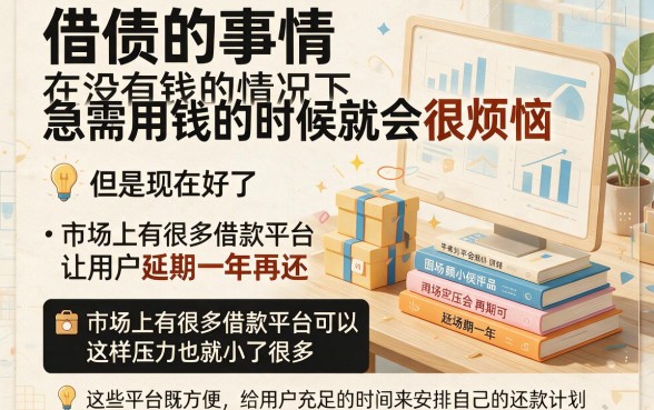 2026最新实测！这5个可以一年后还款的借款平台，无视征信秒放款，后台数据认可度超高