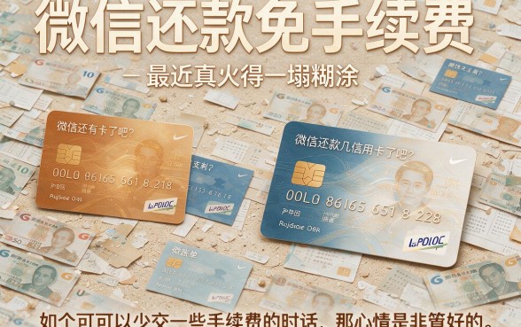 微信还款免费额度怎么拿?这5个方法帮你省下手续费!