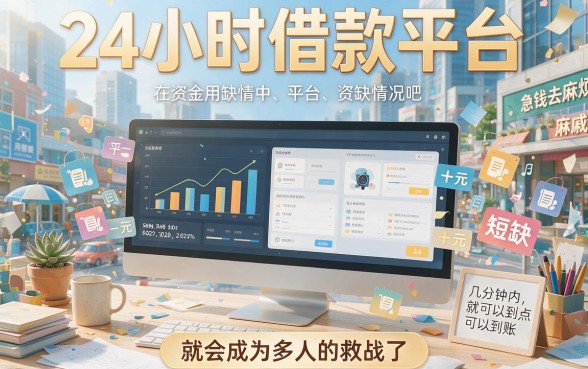 急需用钱必看!这5个24小时借款平台下款超快,小额贷款秒到账
