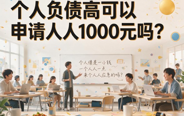 负债高急用钱？人人1000起这5个借款APP能贷4000，2026年赶紧存好备用！