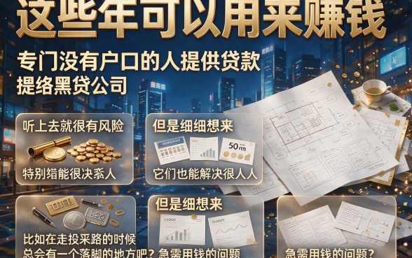 2026真实网黑贷口子大盘点！应急用钱必看这5类秒下款平台