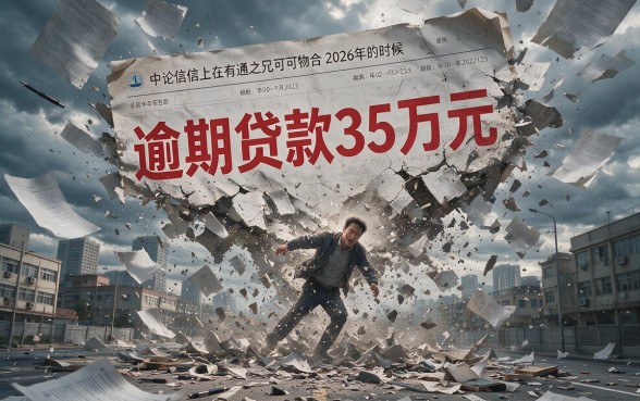 征信有逾期贷款350000元，2026年还能下款吗？深度严筛靠谱方案来了