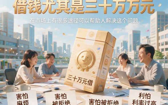 急需30万？这5个正规渠道千万别错过！权威盘点能借3000到30万的地方