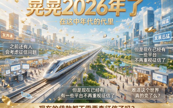 2026网贷无视征信！这5个不查征信的借款平台，4000元秒下款！