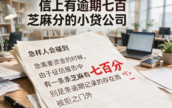 征信有逾期也能过？700芝麻分小贷口子精选，知道的人真不多！
