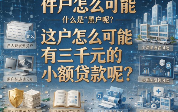 黑户小额度3000的借贷哪里有？避开套路，真实渠道解析！