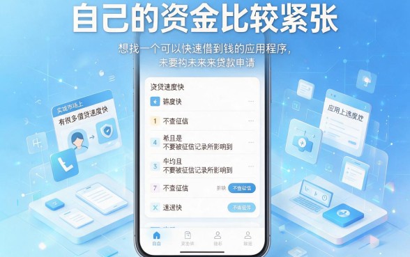 2026年哪个app借钱快不查征信？不为人知的秒批渠道大揭秘！