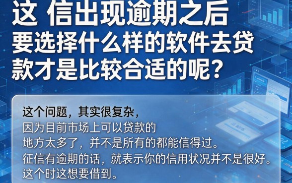 2026有逾期什么软件比较好借钱又正规？这5个渠道实测靠谱
