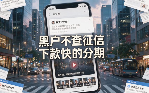 实测2026黑户不查征信下款快的分期平台，这些口子真的能秒批吗？