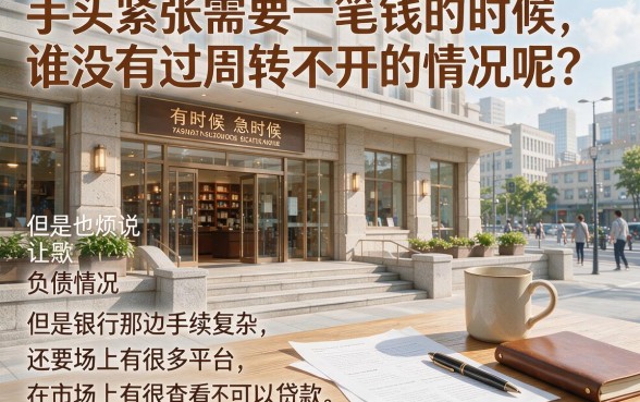 不看负债也能借钱的平台有哪些？2026必藏智能干货，这5个无视负债的口子最高可借18000！