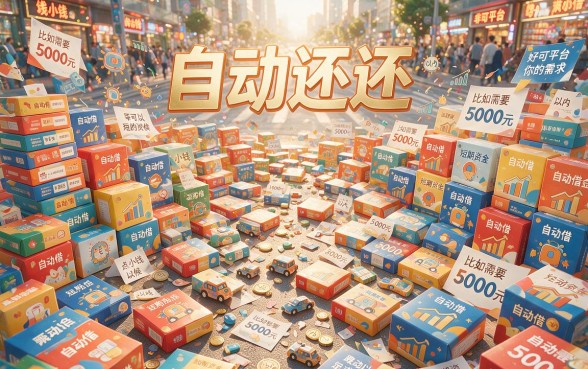 5000元自动借款自动还款一步到位，精选5款2000元自动贷款自动还款平台