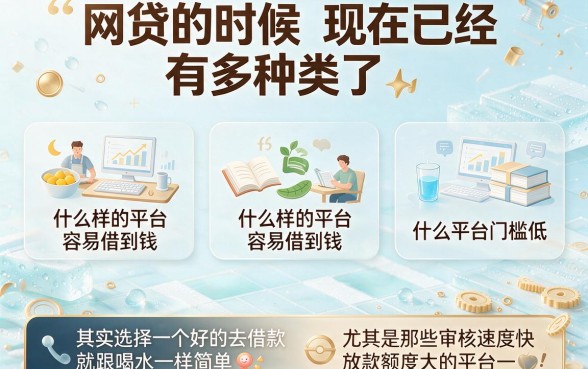 急需用钱？2026精选这5个什么网贷能容易借钱，顺便整理能借6000的平台