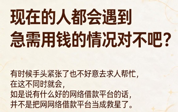 2026年度最强盘点：这5个最好的网络借款平台千万别错过！