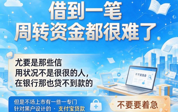适合黑户2026年支付宝平台秒下款贷款软件大盘点，这5个APP任你挑