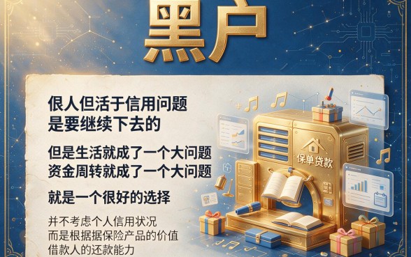 黑户保单贷口子大盘点!2026这5个用保单能借1500的贷款口子,真心值得一试