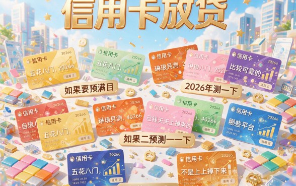 2026凭信用卡借钱的平台有哪些？实测这5个真心好用，速看汇总！