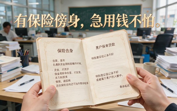 黑户保单贷款平台大盘点！2026年终于搞懂这5个500元起借、额度还高的借款无视平台