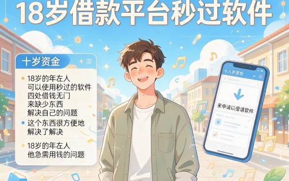 18岁借款平台秒过软件盘点：5个对征信要求不高的网贷APP，50000元也能秒下解急！