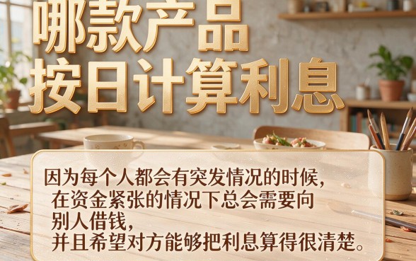 哪个平台按日计息？深度解析力荐这5个，随借随还超划算！
