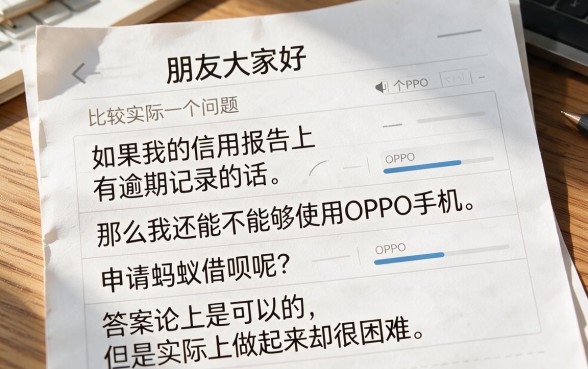 征信有逾期别慌！OPPO手机支付宝借钱内部技巧，手把手教你成功下款