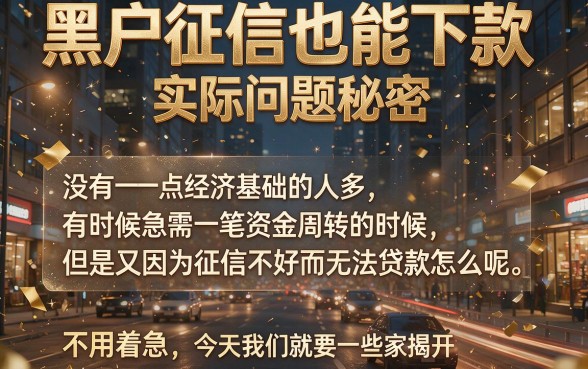 黑户征信黑能下款的口子来了！今日分期还款技巧+精选3000内要求低借款渠道