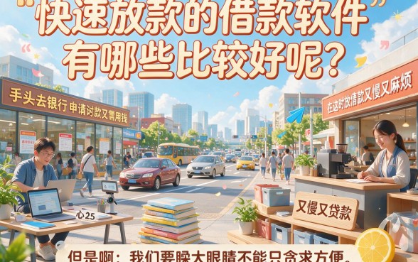 2026应急必备！5个要求不高、快速放款的借款软件盘点，临时用5000真的很方便