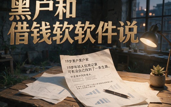 19岁适合黑户什么借钱软件能真正下款？深度拆解靠谱借款渠道