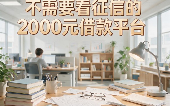 2000借款平台不看征信，2026速通攻略+5个征信要求不高的1000贷款口子推荐