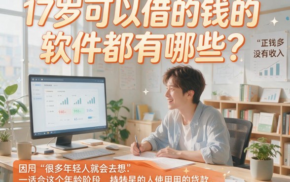 17周岁急用钱？这5个借钱软件年龄要求不高，2500元轻松借！