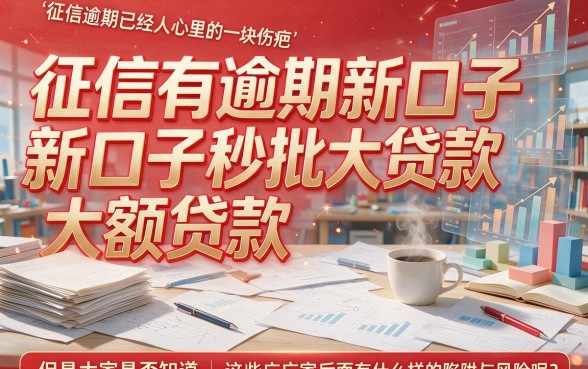 征信有逾期也能秒批大额贷款?最新口子真相揭秘!