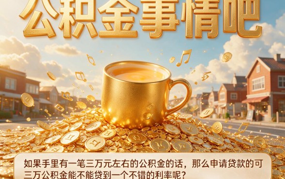 公积金三万可以贷多少？2026年最新政策一睹究竟！这5个能解临时困境的平台速看