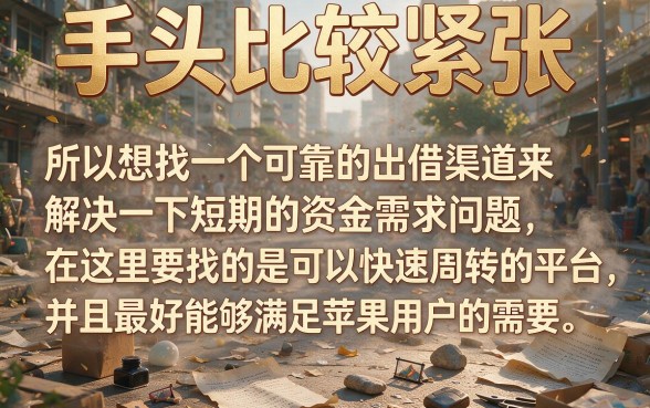 苹果用户都在找的14天借款口子，这5个对征信要求不高的1000元贷款App用过直呼顺畅