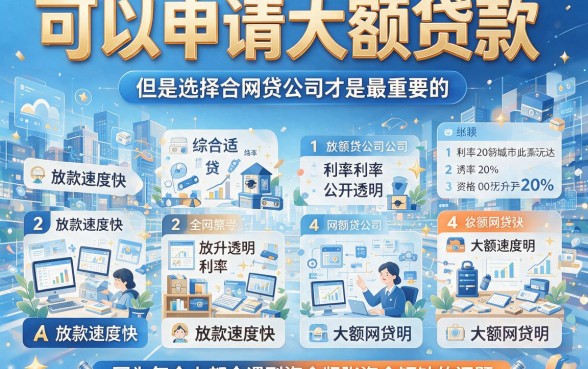 2026实测稳过！额度大的网贷口子有哪些？这5个低门槛应急平台别错过