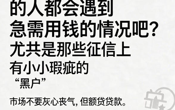 黑户专属！这几家小额贷款口子审核超宽松，借钱500资质要求低品质没话说