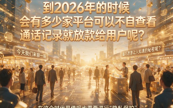 2026不看通话口子大盘点！这5个借款6000的口子对征信要求不高