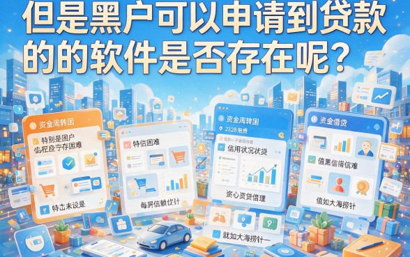 2026正规黑户借款软件盘点!这5个容易下款的口子,黑户也能秒批!