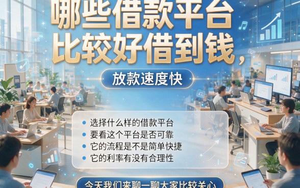 征信要求不高！盘点5个容易下款的借款平台，哪个好借钱一看便知