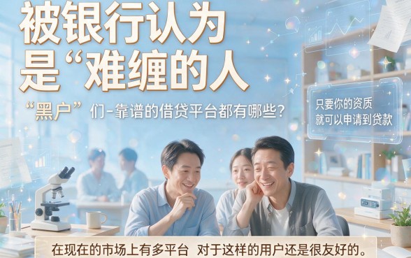 盘点5个征信要求不高、最好用的借贷平台，黑户借款7000口子小道消息全汇总