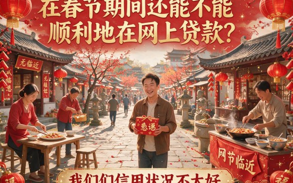 春节期间网贷还放钱么？征信黑、征信不好、征信烂也能秒下的满18借款口子（附2026专业贷款攻略）