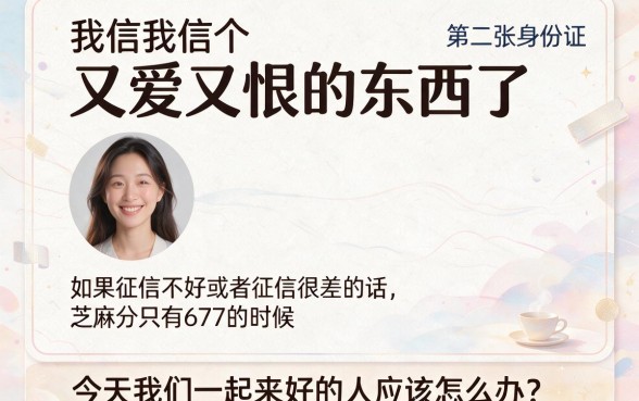 芝麻分677也难救征信黑烂?这个借钱平台真实下款真相揭秘