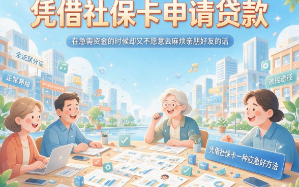 人人3000的社保卡贷款口子真来了！2026年亲测这5个秒批渠道