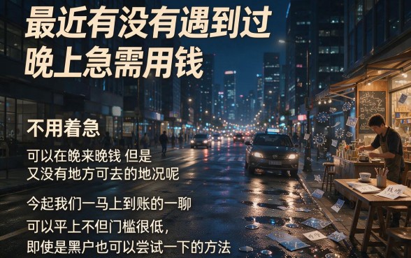 2026年亲测！夜间黑户秒到的口子盘点，这5个50000借款秒到账平台口碑爆了