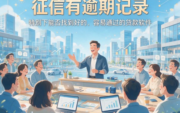 征信有逾期也能秒批?这5款好用易通过的贷款软件真的不踩雷