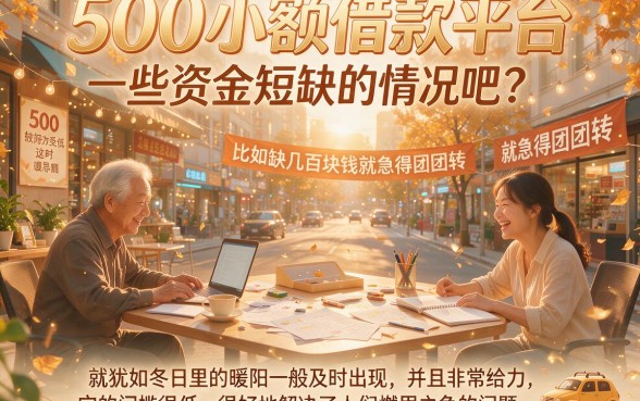 2026最新500小额借款平台风控解密：这5个门槛低的500网贷借钱口子速看