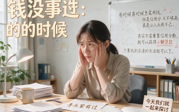 征信不佳也能借！盘点5个不用信用分的小额贷款口子，今日速贷必备